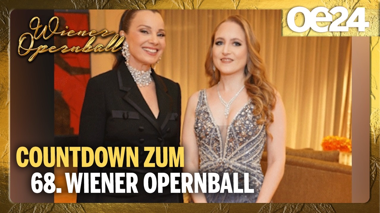 Wow-Auftritt von "Nanny" Drescher im Edel-Look | Countdown zum 68. Wiener Opernball
