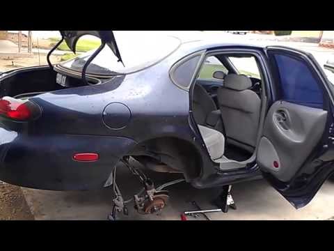 How to replace rear struts on a ford taurus #9