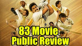 83 FIRST Day First Show Public Review : Ranveer Singh Deepika Padukone Video song