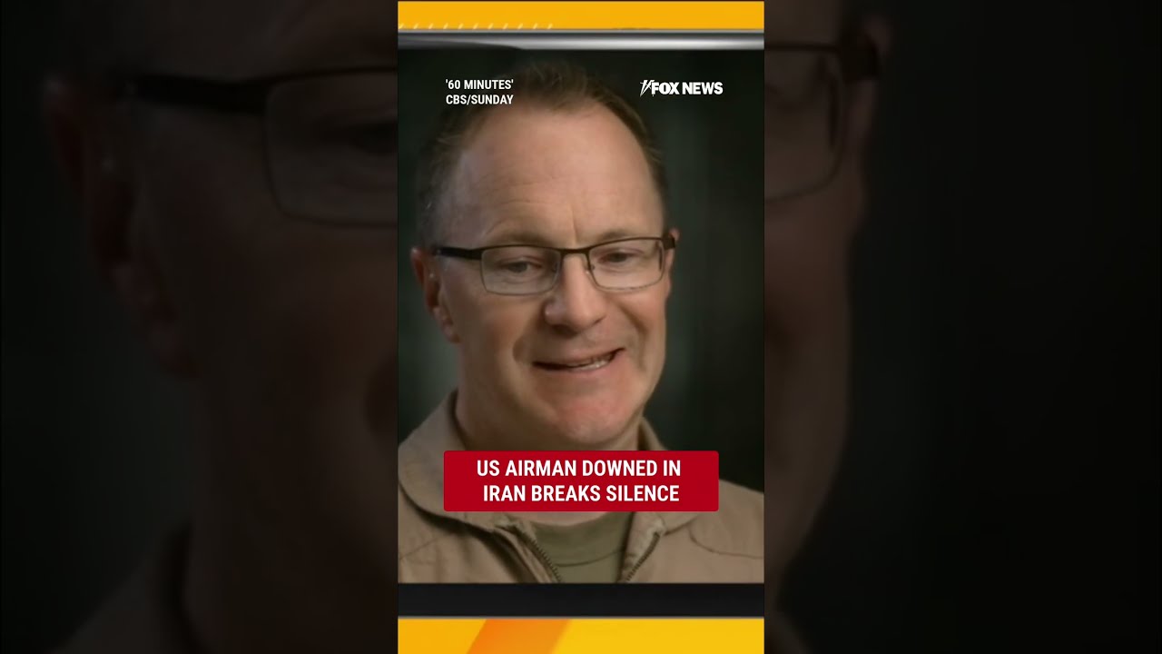 'HIT BY A FREIGHT TRAIN': US airman downed in Iran BREAKS SILENCE #shorts