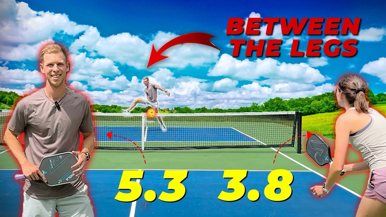 I Played my Wife in Singles… BUT I Had to Hit Every Shot *BETWEEN MY LEGS*