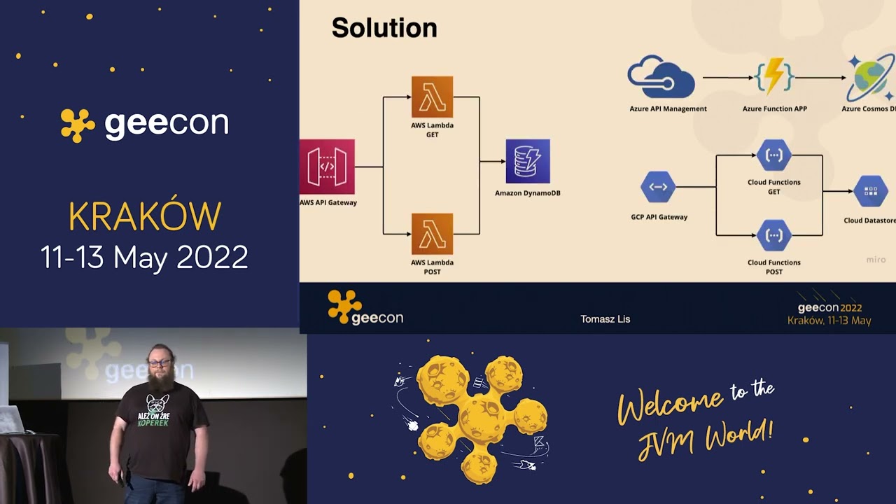 GeeCON 2022: Tomasz Lis - Serverless APIs - how to make  APIs in the cloud within minutes