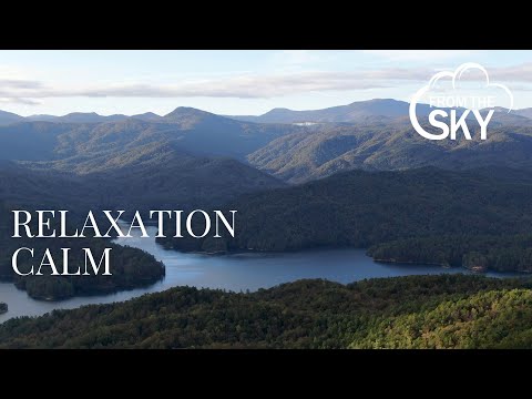 screenshot of youtube video titled From The Sky | Relaxing Music With Beautiful Video for Calm and Relaxation