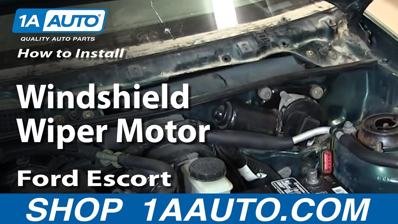 How To Install Replace Windshield Wiper Motor 1998-03 Ford ... 2002 chevy venture starter wiring 