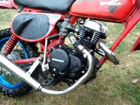 Honda xr75 exhaust #7