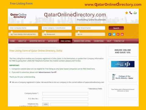 Qatar online directory  ...
