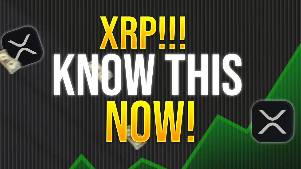 XRP ‼️ You Need To Know This BEFORE Monday