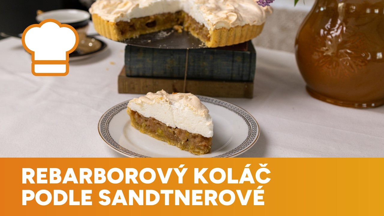 Rebarborový koláč podle Marie Janků-Sandtnerové je ideální pro zpracování rebarbory