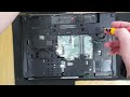 HP Elitebook 8560w Disassembly and thermal compound paste replacement, разборка