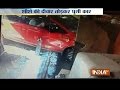 CCTV footage: Speedy car drives into restaurant in Ranchi