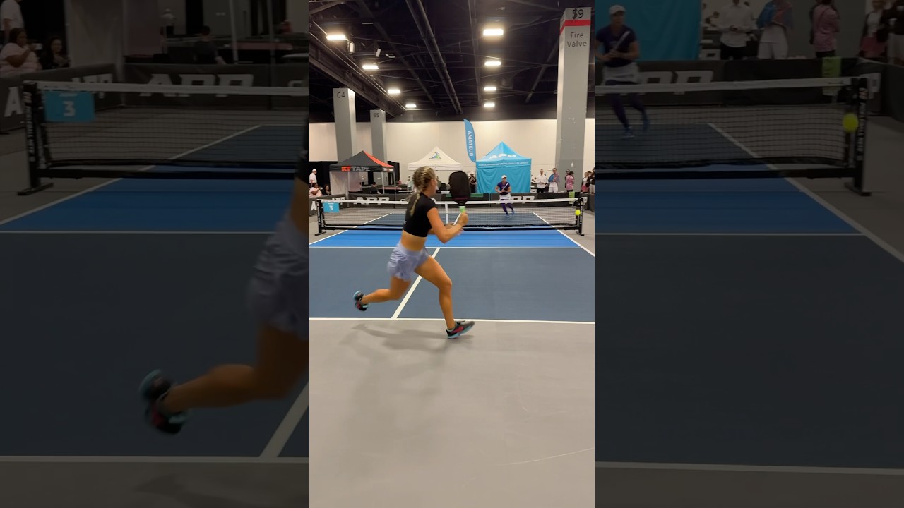 Painting the lines 🎨 #pickleballhighlights #pickleball