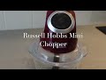 Russell Hobbs Desire Mini Chopper 24660-56 Demo & Review