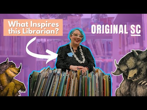 screenshot of youtube video titled This librarian goes beyond books! | Original SC #scetvdigital