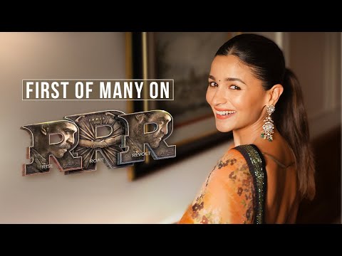 Alia Bhatta shares 'The first of many on RRR', watch Alia Bhatta shares 'The first of many on RRR', watch