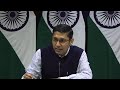 Weekly Media Briefing by the Official Spokesperson I India Canada Row |