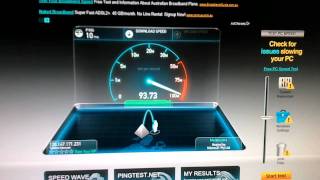 1:21 SpeedTest.net Speed Test Bigpond Ultimate Cable 100Mbps Max.mp4