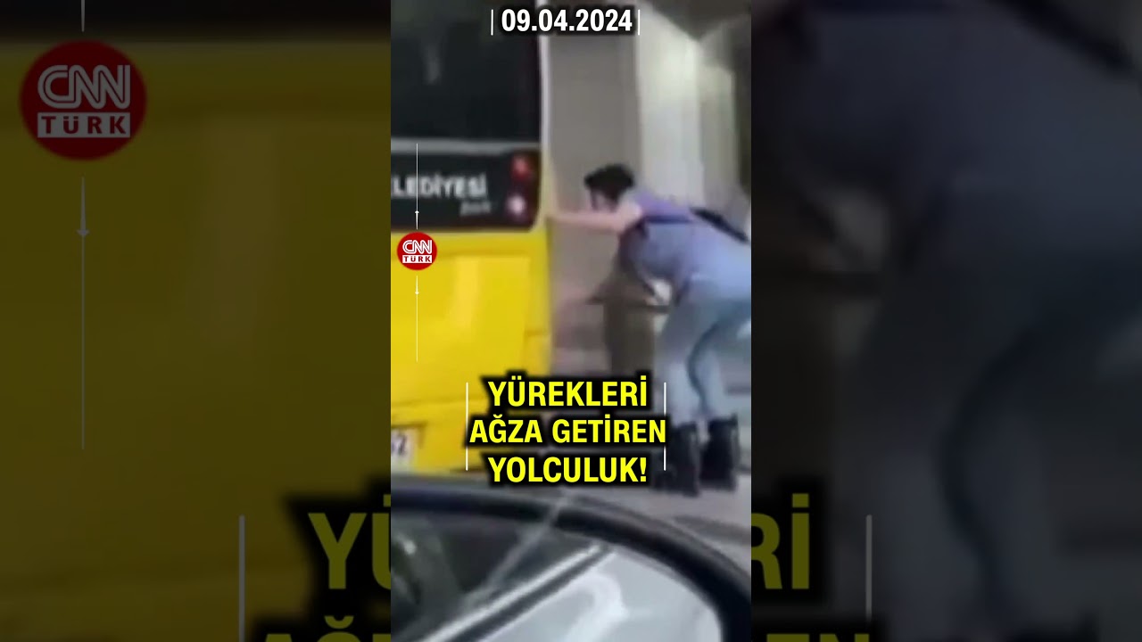 Bursa'da Patenli Genç Yolcu Minibüsünün Arkasına Tutunarak Yolculuk Yaptı #Shorts