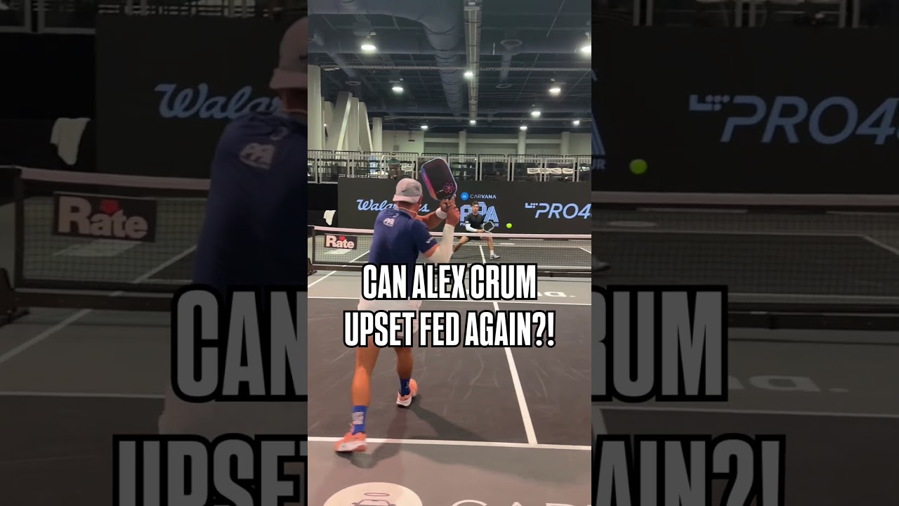 With the Number 1 men’s singles pickleball player lose to Alex Crum again?!