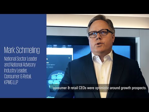 Mark Schmeling, national leader of KPMG’s Consumer & Retail practice, shares his insights on the future of the C&R industry from the 2019 CEO Outlook survey. Visit www.kpmg.com/us/ceooutlook for more. Mark Schmeling, national leader of KPMG’s Consumer & Retail practice, shares his insights on the future of the C&R industry from the 2019 CEO Outlook survey. Visit www.kpmg.com/us/ceooutlook for more.