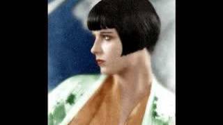 Silent film star Louise Brooks is featured in the color tinted artwork of David B. Pearson.