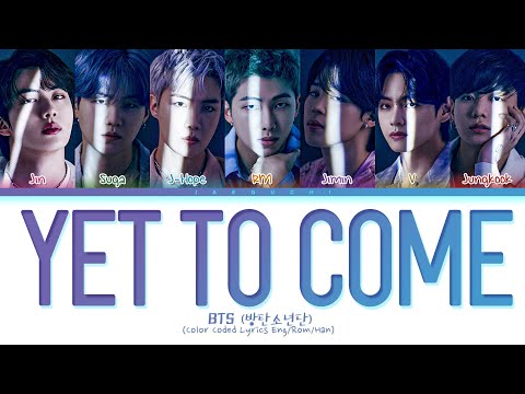 BTS Yet To Come Lyrics (Color Coded Lyrics)