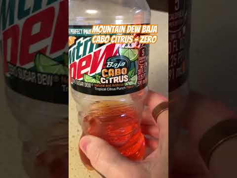 Mountain Dew Baja Cabo Citrus 🍊— Zero