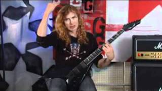 Dave Mustaine - Spider Chord Hand Changes demonstration