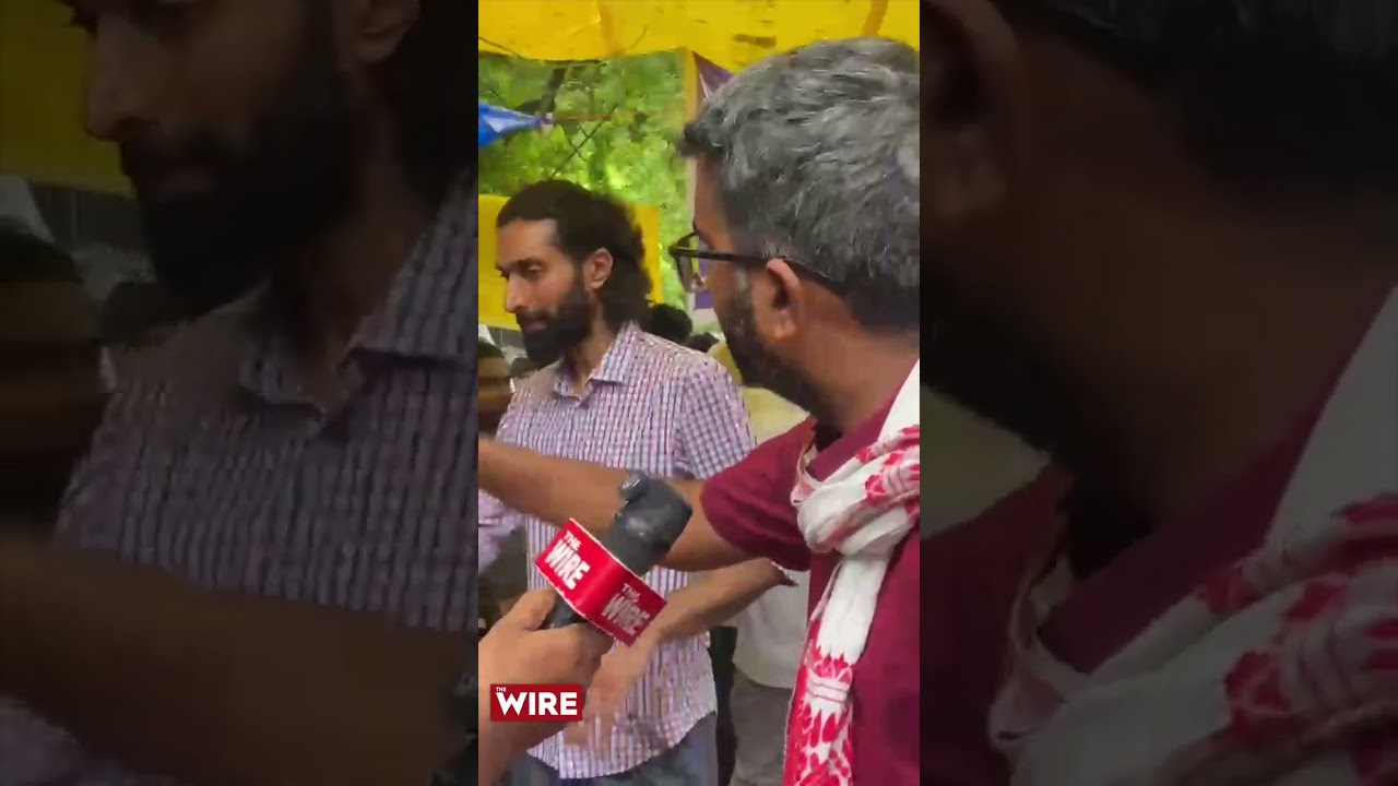 "भूख हड़ताल तब तक जारी जब तक इस्तीफा नहीं देते धर्मेंद्र प्रधान।"
