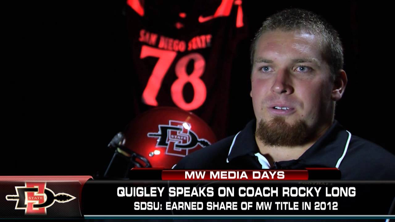 #MWFB Media Day: Bryce Quigley, Sr., OL, San Diego State - YouTube