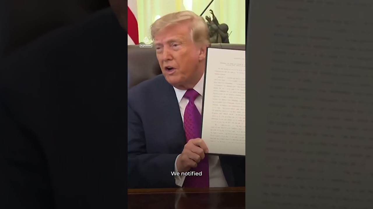 Trump signs order to re-name Lake Ontario as Lake America | AJ #shorts