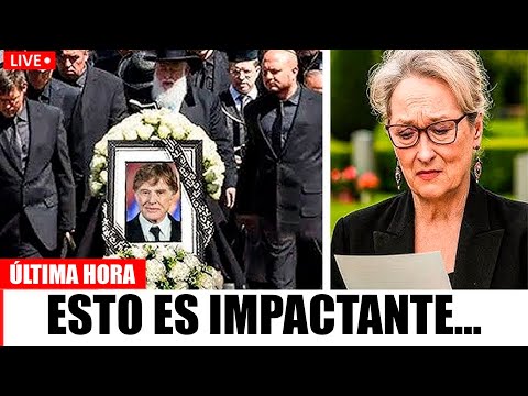 Funeral de ROBERT REDFORD MERYL STREEP SORPRENDE al MUNDO con PODEROSO TRIBUTO!