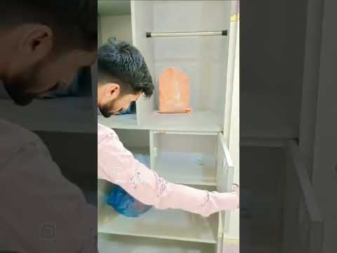 hidden locker with wordrobe #furniture #highlights #home #interiordesign @MrBeast