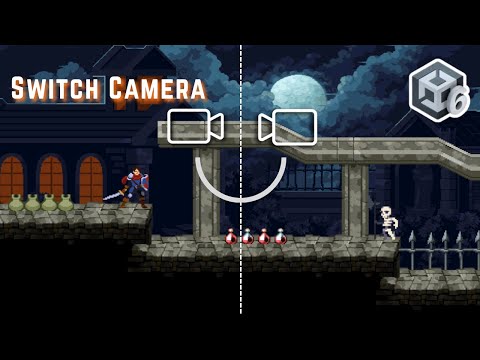 How to Make Camera Switch, Follow in a 2D Game with Unity for Beginners | Unity6 Tutorial