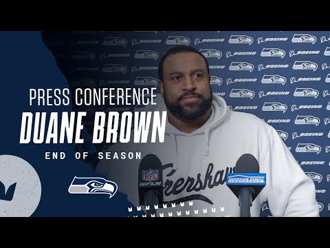 Duane Brown Seahawks End of Season Press Conference - January 10 video clip