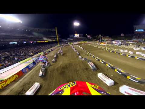 GoPro HD: Jessy Nelson Main Event 2013 February, 2 Monster Energy Supercross From Anaheim, CA 