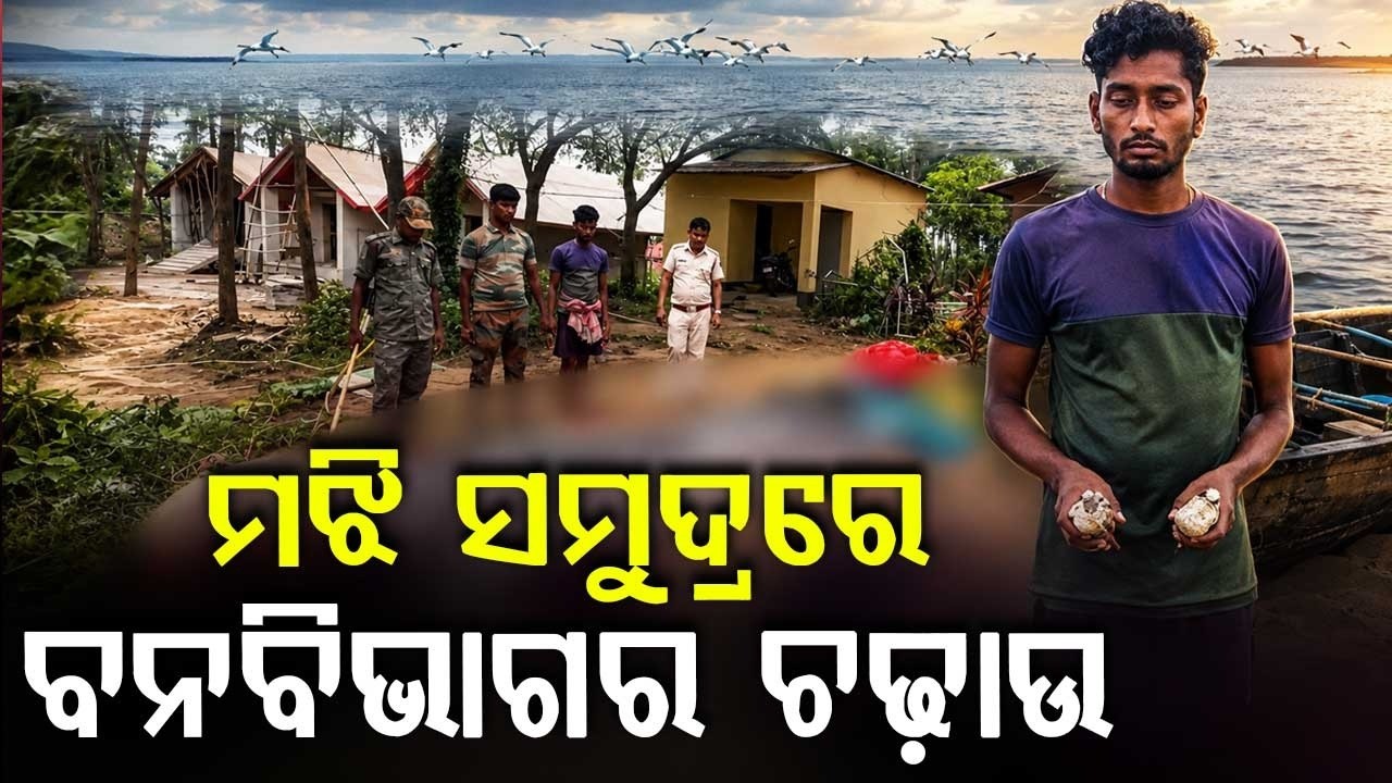 Mid-Sea Operation in Bhograi: Forest Dept Arrests Poacher, Seizes Illegal Boat | Argus News
