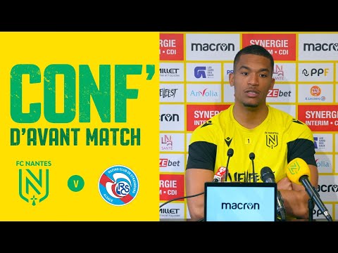 Alban Lafont avant FC Nantes - RC Strasbourg