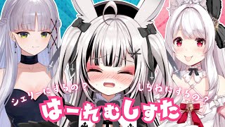 【#はーれむしすた】シェリーにするの？しろねにするの？しろシェリハーレム！【明堂しろね/華糖 シェリー/堕天しすた /ハコネクト】