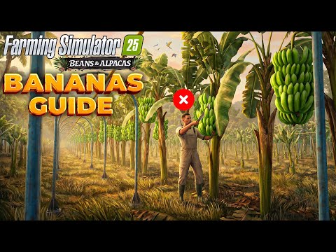 How to Plant & Harvest Bananas in Farming Simulator 25!