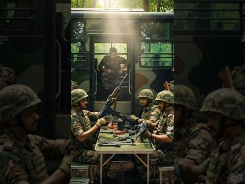 😰जंगल में गन 🔫 रिपेयर Jungle Me Indian Army Gun Repair |Army Scene |Indian Army#short #army #life