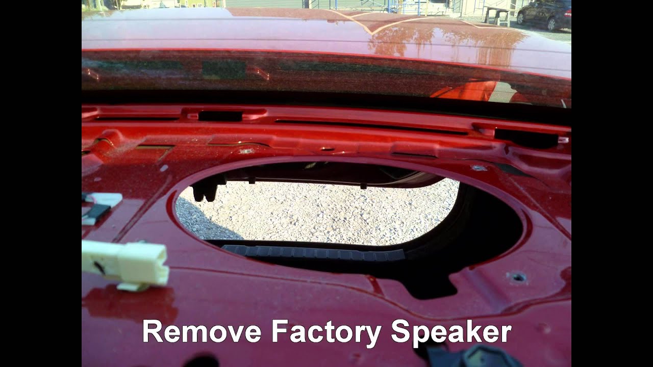 how to replace rear speakers in a 2005 toyota corolla #6