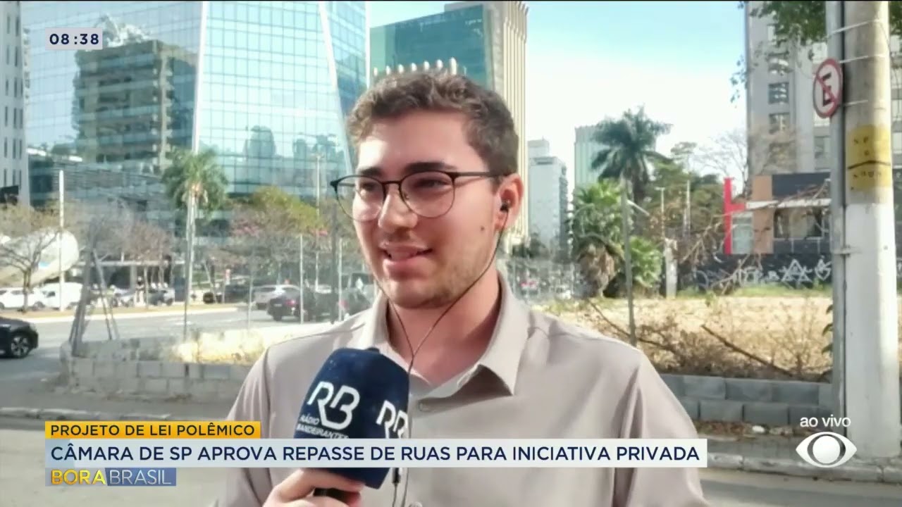 Câmara de SP aprova repasse de ruas para a iniciativa privada
