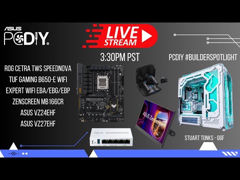 PCDIY Show #117 - ROG Cetra True Wireless SpeedNOVA, ZenScreen MB166CR, ExpertWiFi & More!