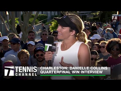 Danielle Collins Earns 3rd Win In Two Days | Charleston Quarterfinal