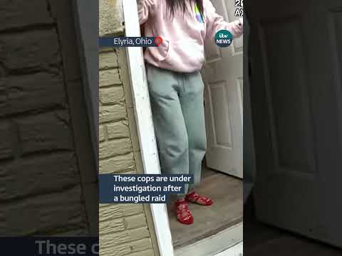Cops under investigation after a bungled raid #police #itvnews #news #raid