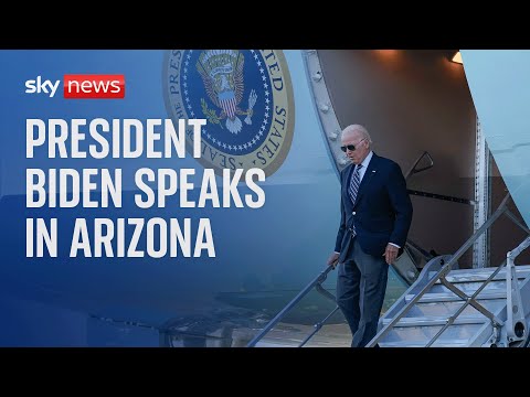 Watch live: US President Joe Biden speaks in Arizona