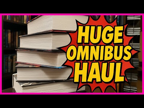 Comic Book Haul | A Crazy Heavy Stack of Omnibuses!