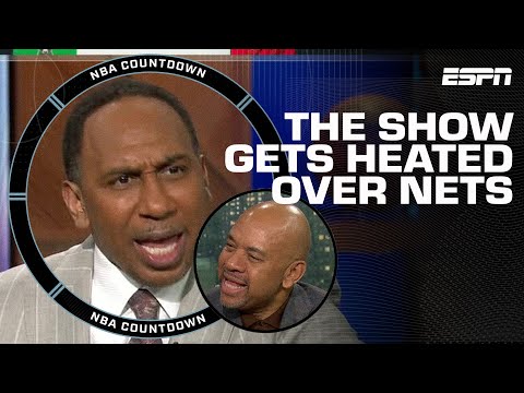 NBA Countdown gets HEATED discussing the Nets 👀