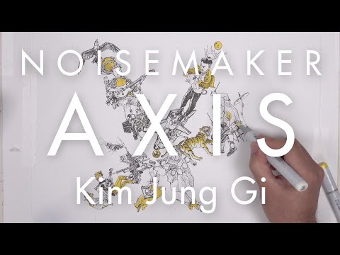 NOISEMAKER-“AXIS” Kim Jung Gi Drawing