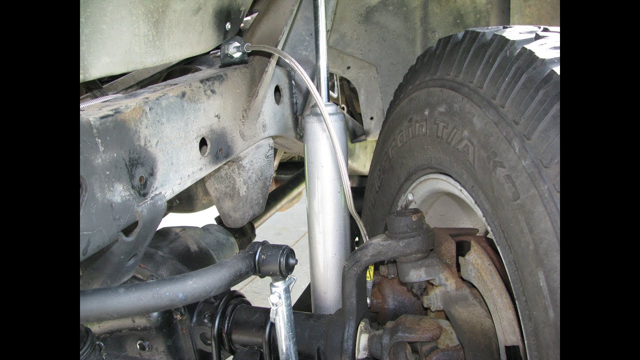 Jeep yj extended brake lines